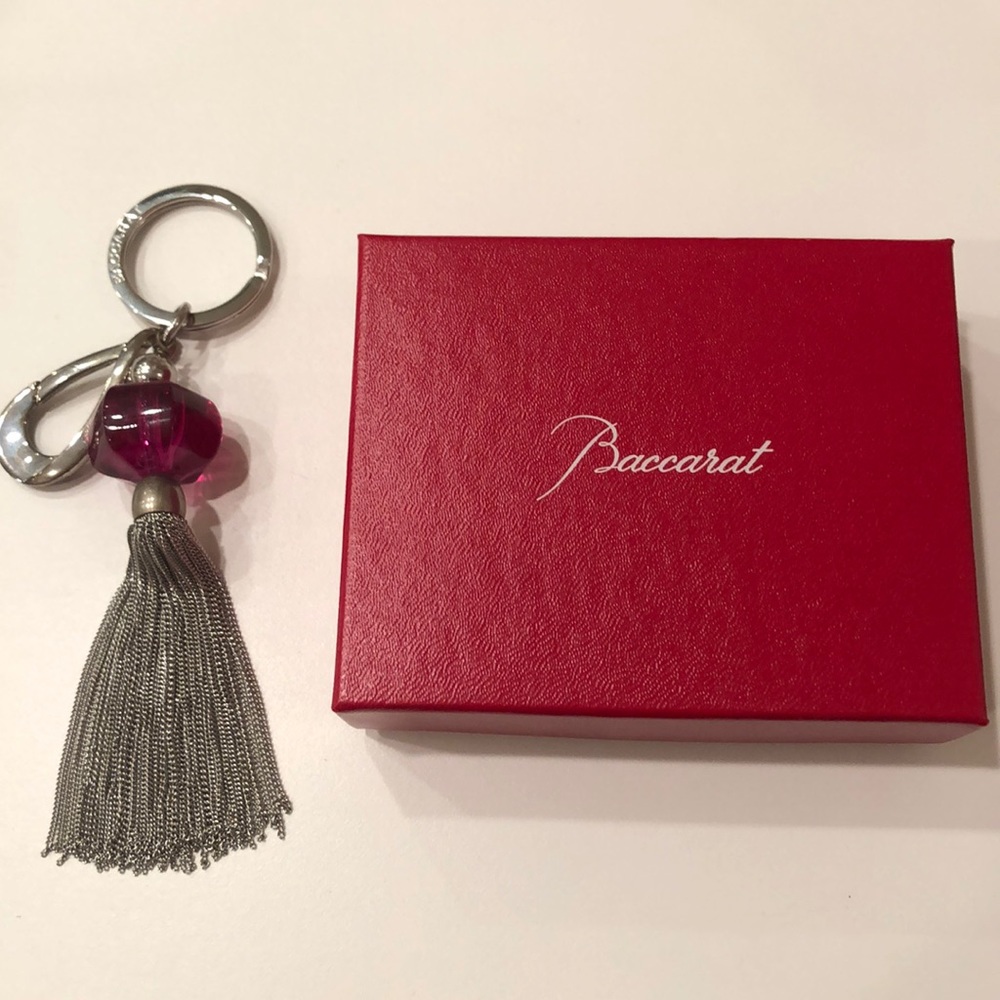 Baccarat Crystal Keychain